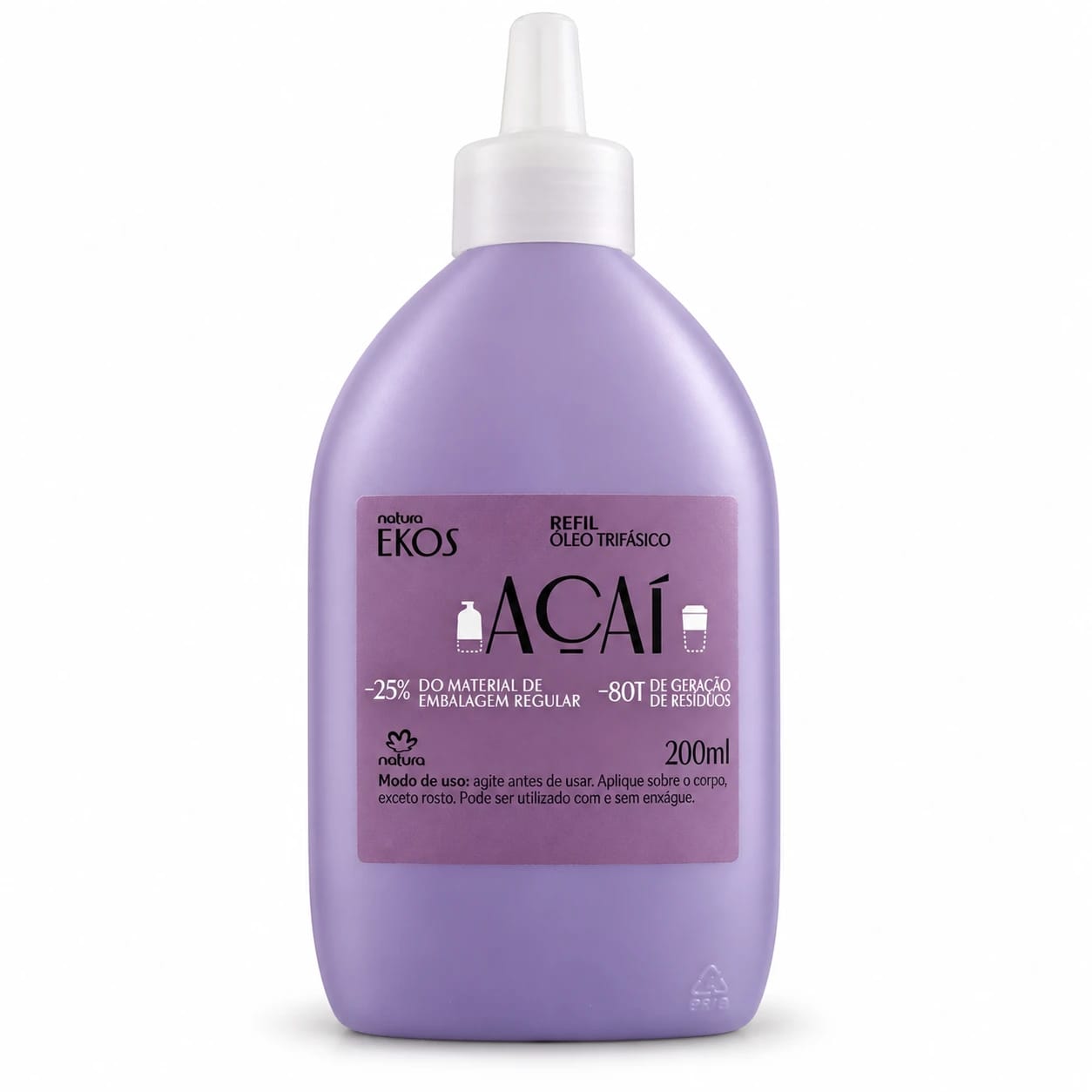 Refil Óleo Trifásico Ekos Açaí 200ml - Foto 1