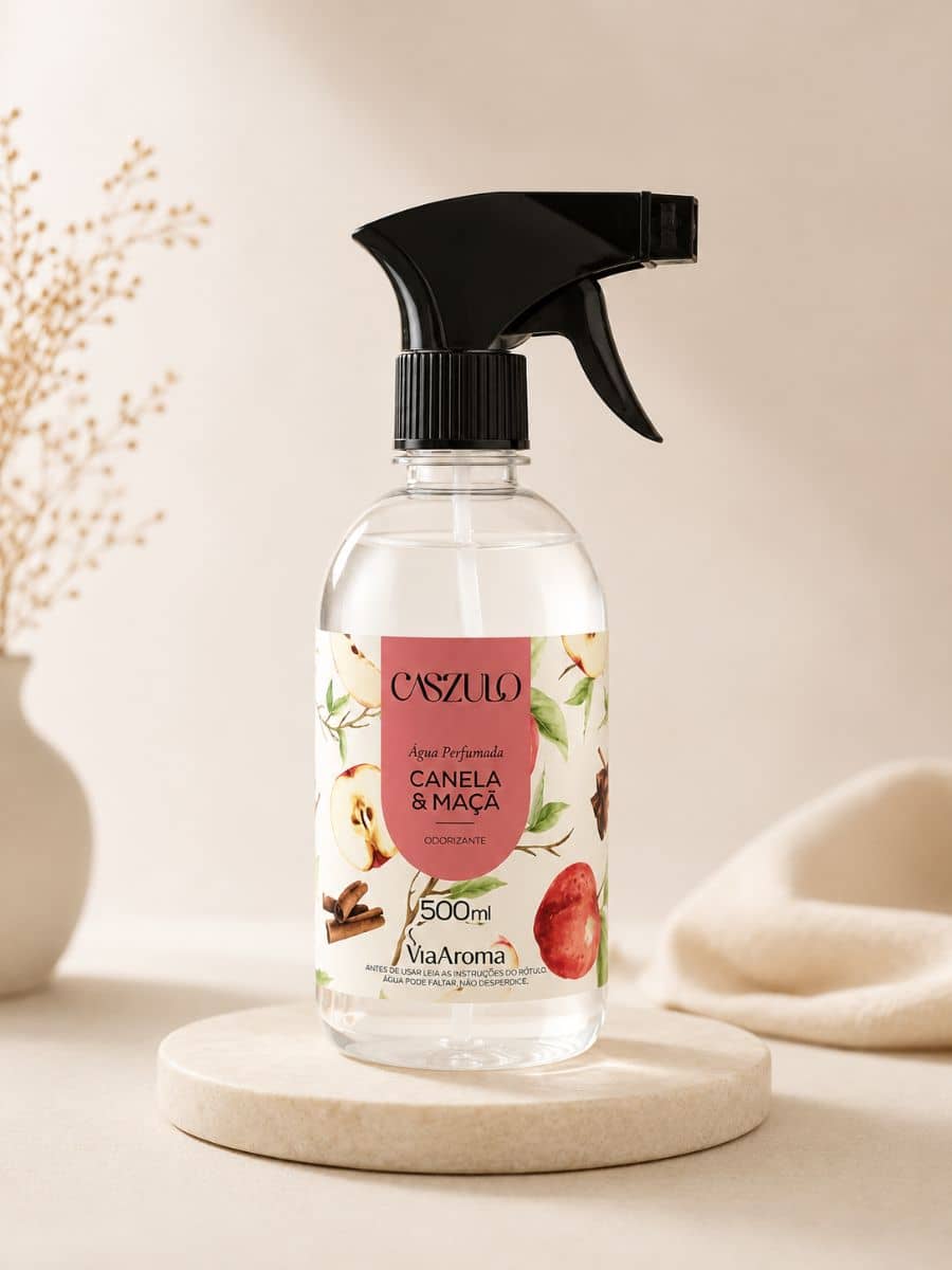 Água Perfumada Caszulo 500ml - Maçã com Canela
