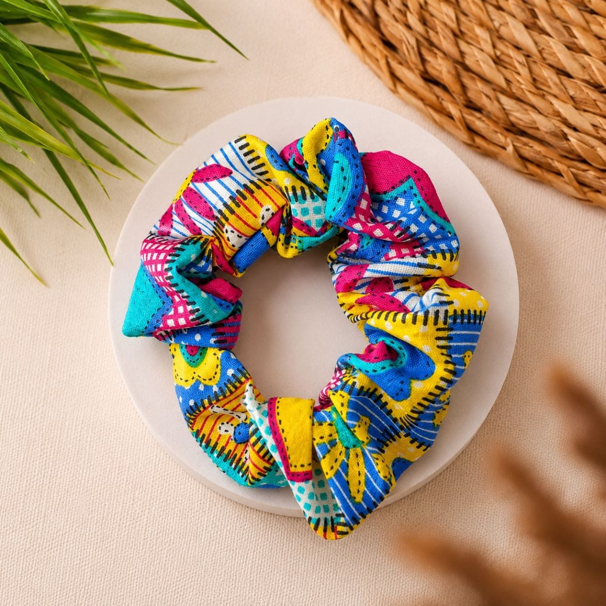 Scrunchies tecido afro - Foto 1
