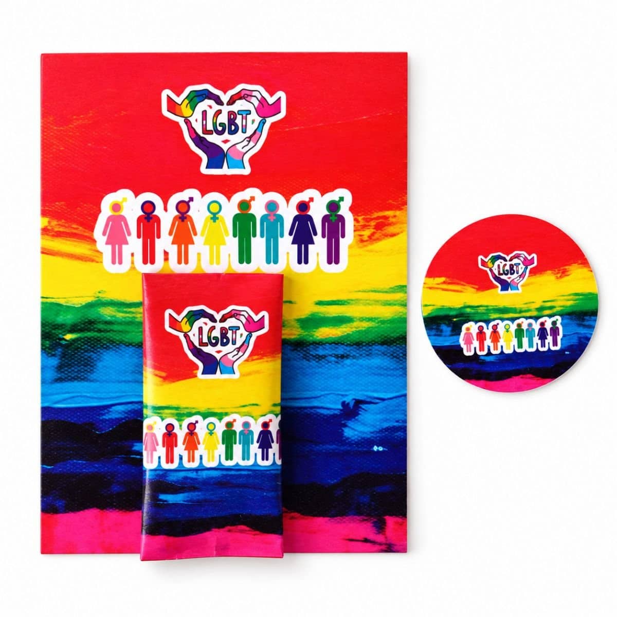 Cartão e Bala LGBT