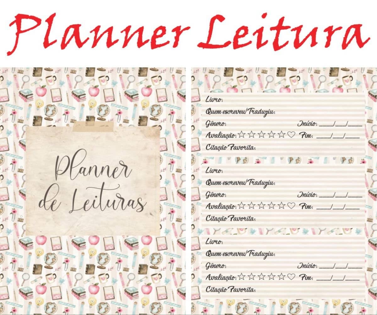 Planner de Leitura
