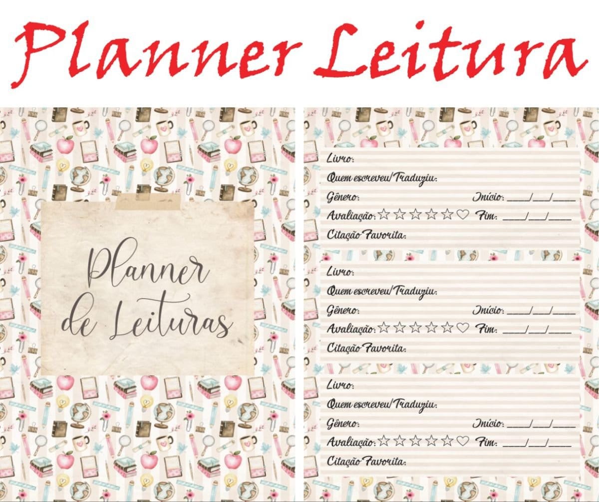 Planner de Leitura - Foto 1