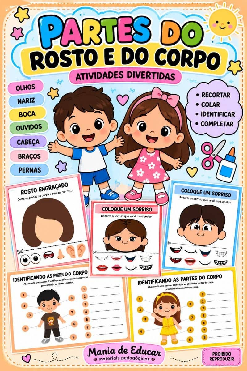 Atividade Partes do Corpo