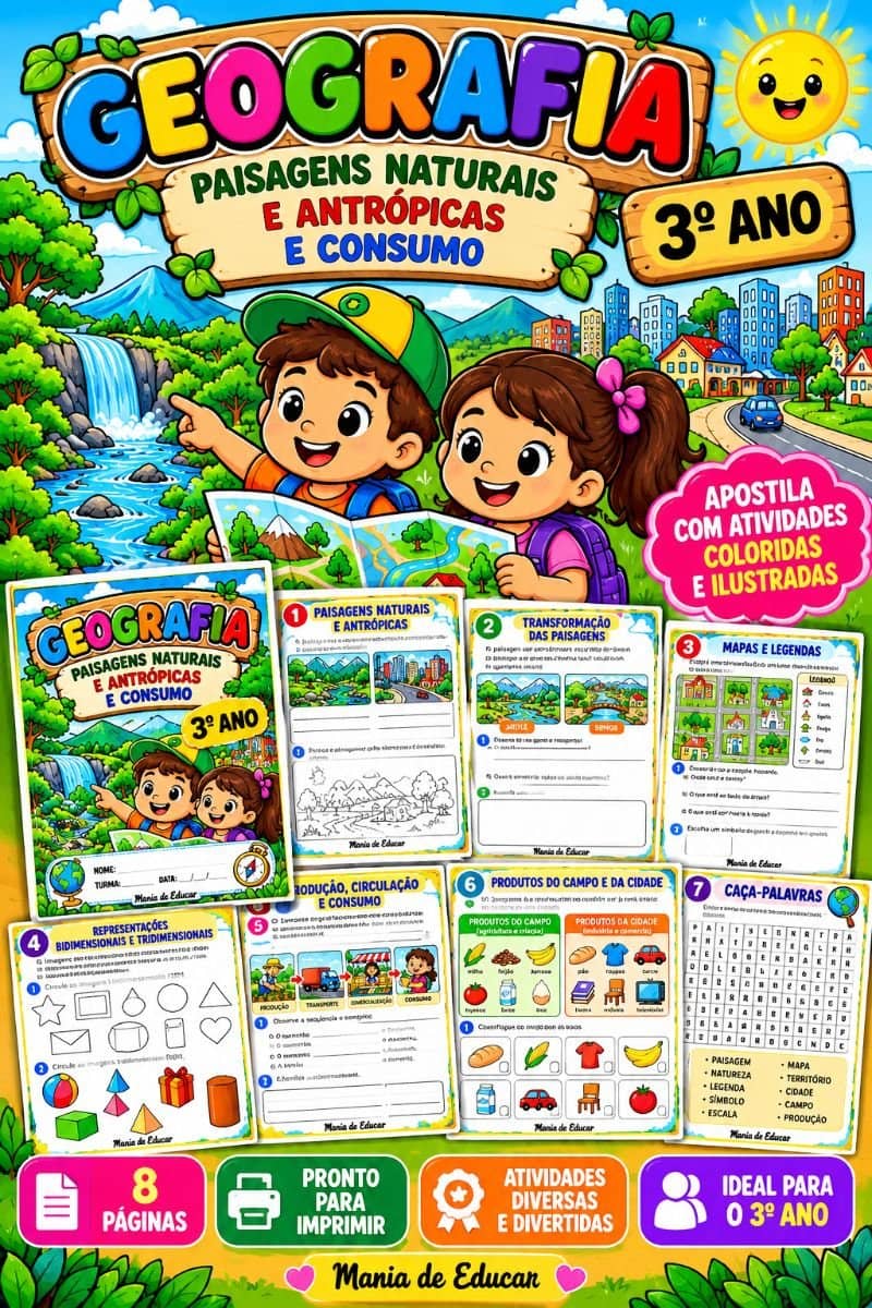 Apostila com atividades geografia