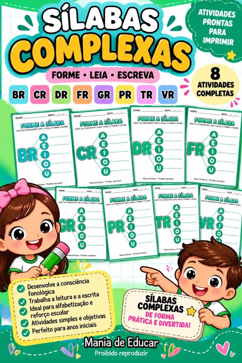 Atividades de Silabas complexas