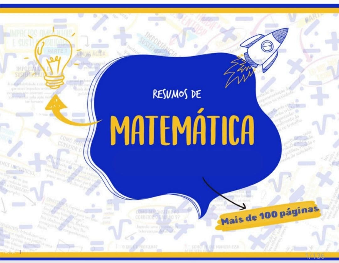 Mapas Mentais de Matemática Resumos Ilustrados - Foto 1