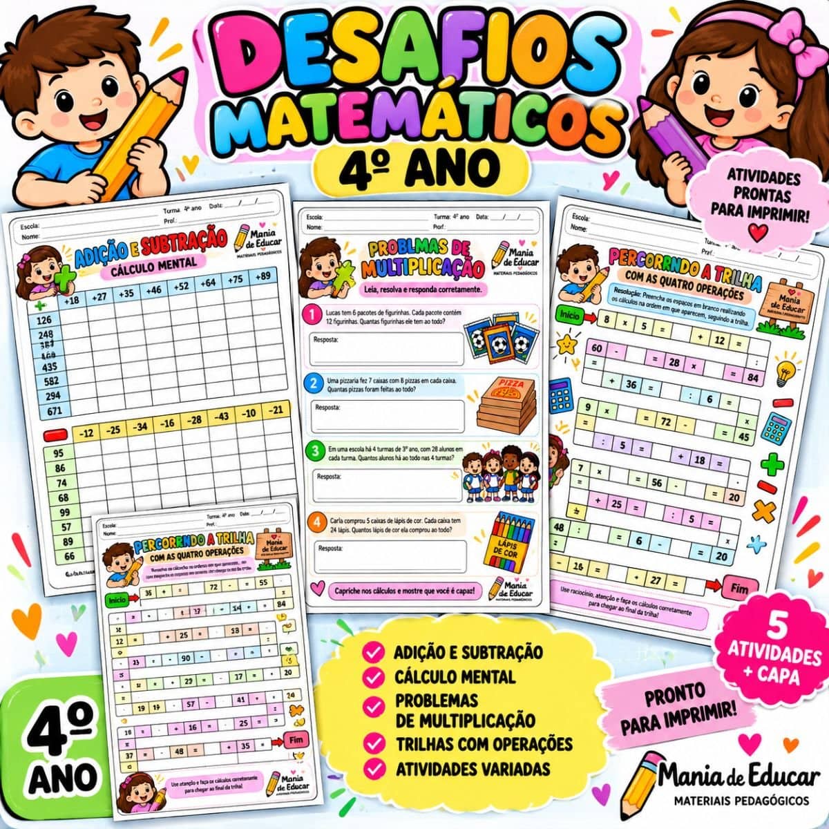 Desafios de matemática