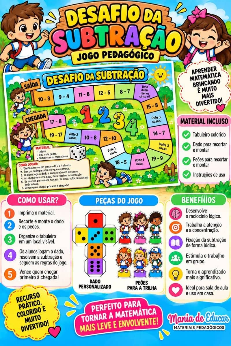 Trilha Desafio de subtração