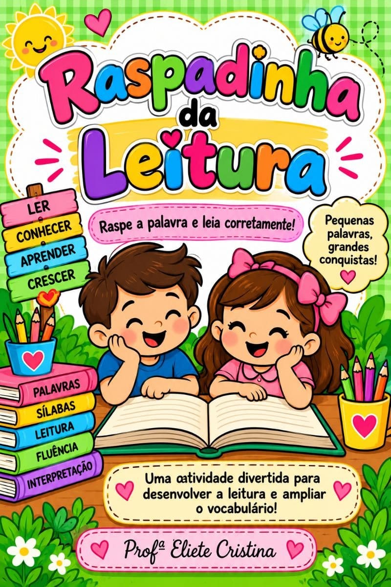 Raspadinha da leitura poster - Foto 1