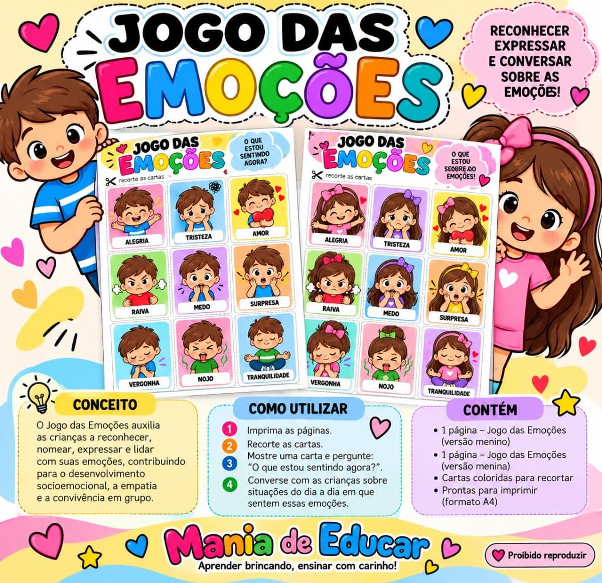 Jogo das Emoções 🚨💖