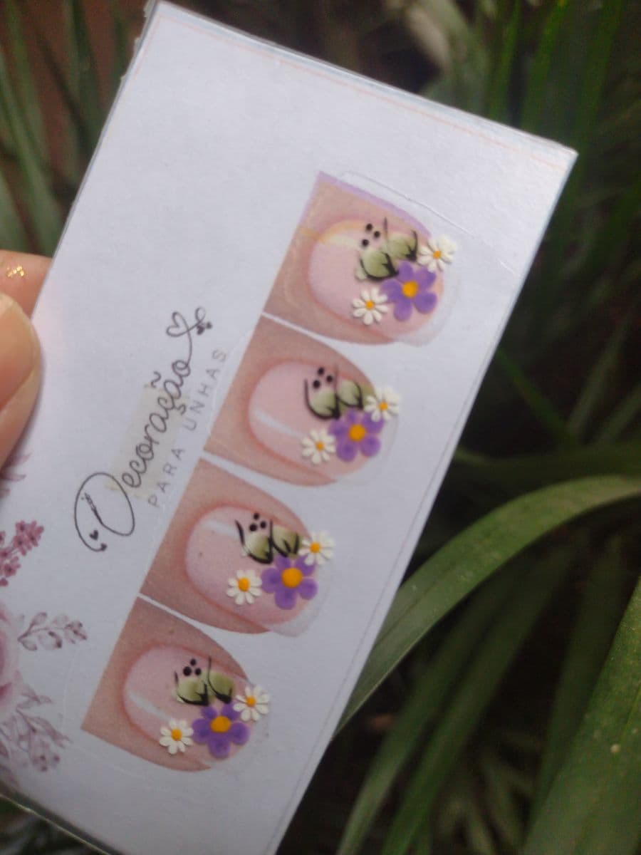 Flor lilás delicadas