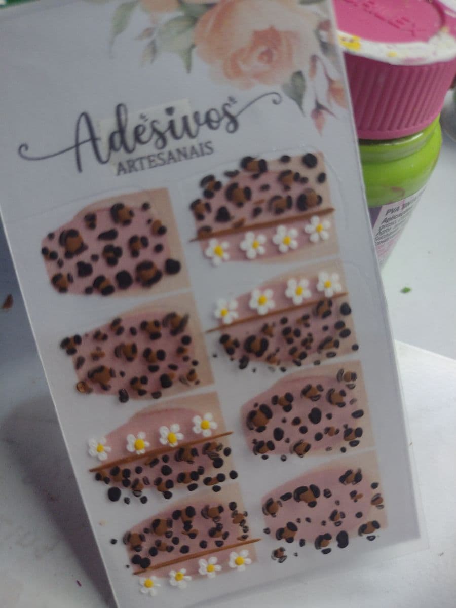 Adesivos de animal print