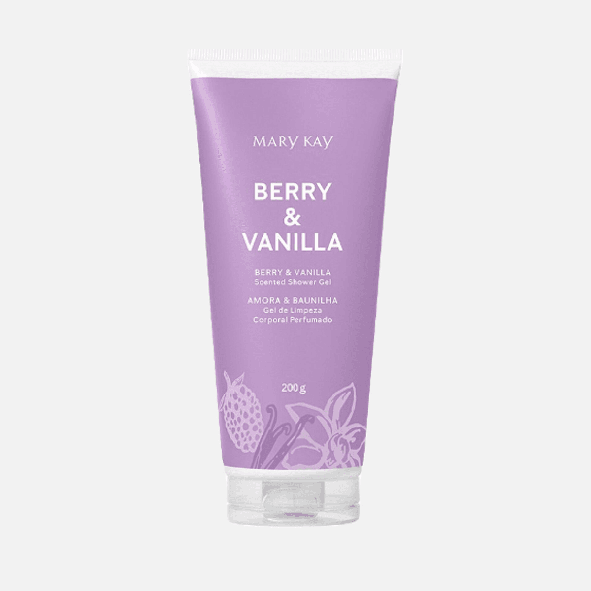 Gel de Limpeza Corporal Perfumado, 200 g – Amora & Baunilha - Foto 1