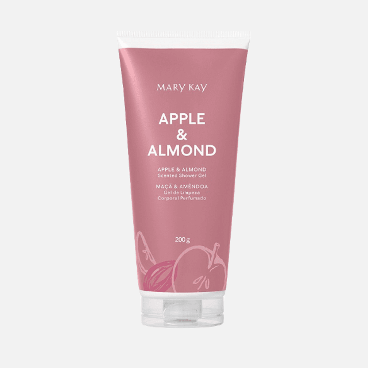 Gel de Limpeza Corporal Perfumado, 200 g – Maçã & Amêndoa - Foto 1