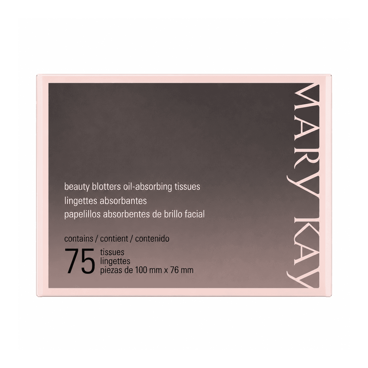 Lenços de Papel Antibrilho da Pele Mary Kay®, 75 unidades - Foto 1