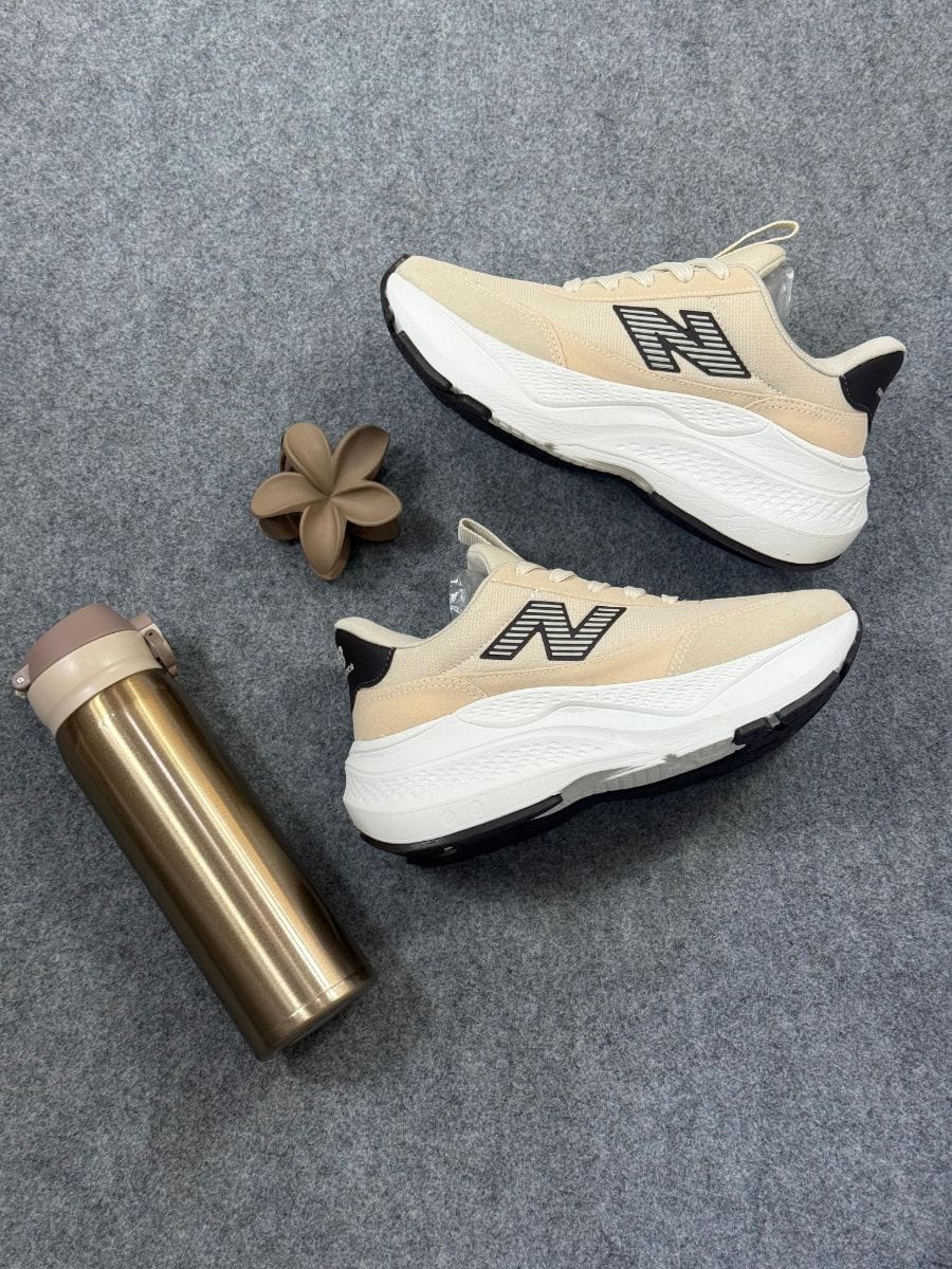 New Balance 520 V9 Premium Off White/Café – Solado EVA | 34 ao 39 - Foto 4
