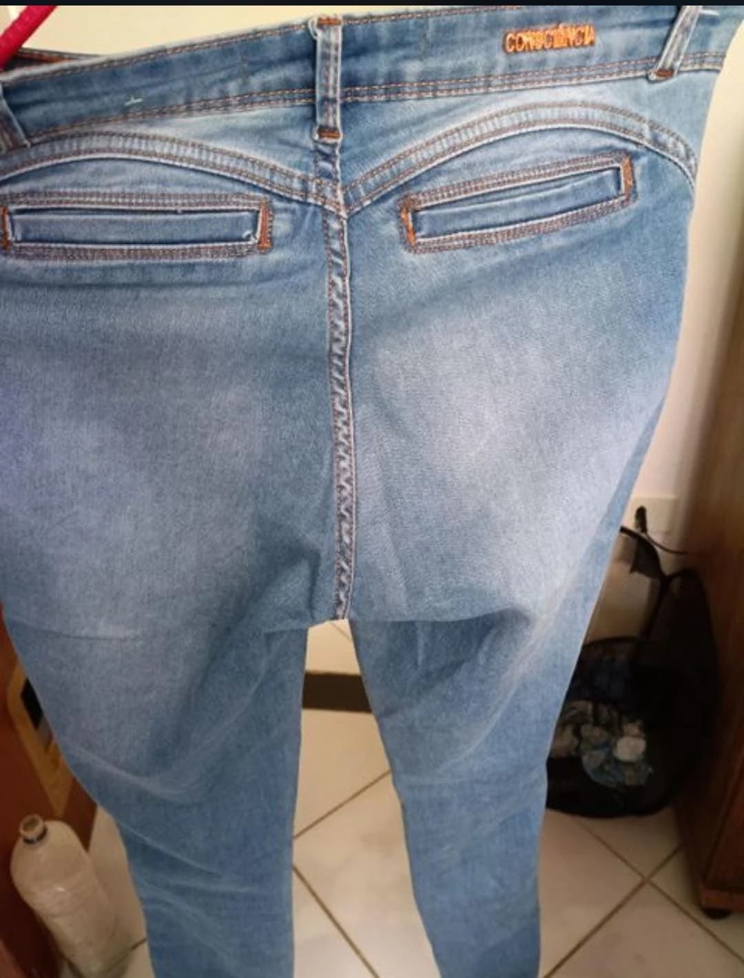 Calça consciência jeans n 40