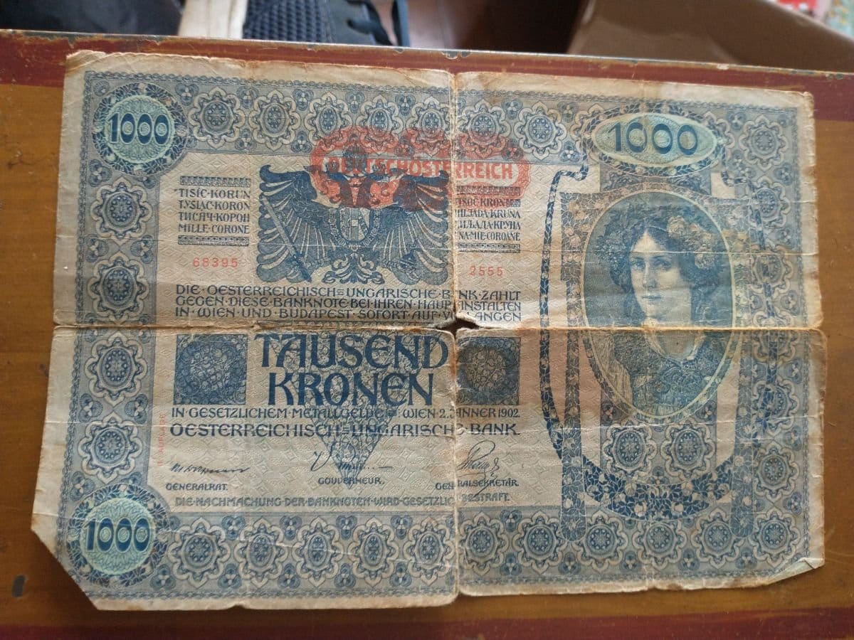 Nota antiga Áustria - Foto 1